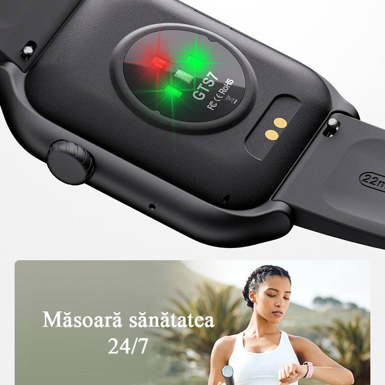 Ceas SMART S7 Nova - GPS, Măsurare puls, rezistent la apă - Nova Trend