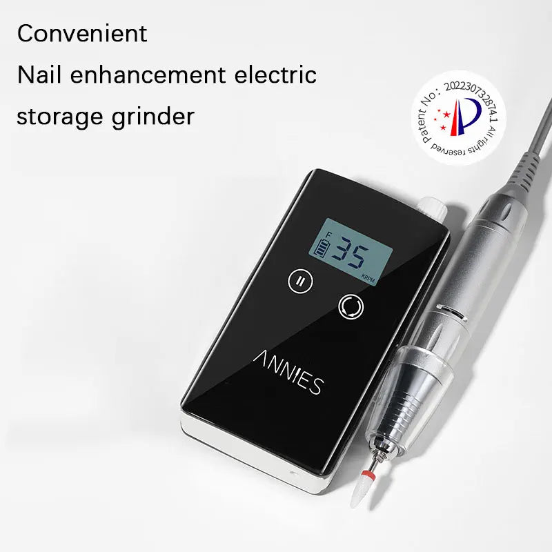 Freza Electrică Profesională 35.000 RPM – Portabilă, Reîncărcabilă, pentru Manichiură și Pedichiură | Set Complet pentru Salons & Home