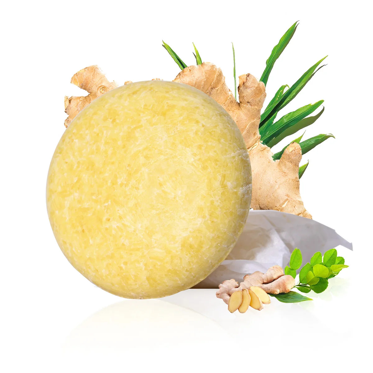 Șampon Solid cu Turmeric 60g – Curățare Profundă, Anti-mătreață, Netezire și Hidratare, Ingrediente Naturale