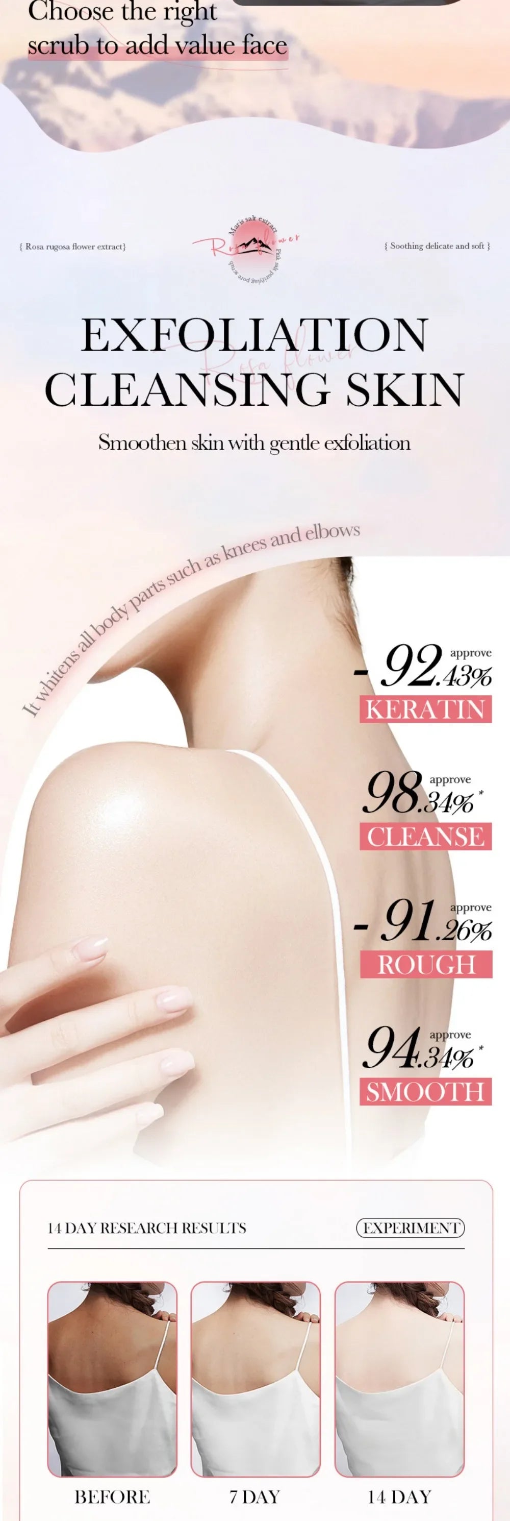 Scrub Exfoliant cu Sare de Mare – Aromaterapie, Curățare Profundă & Netezire a Pielii, 350g