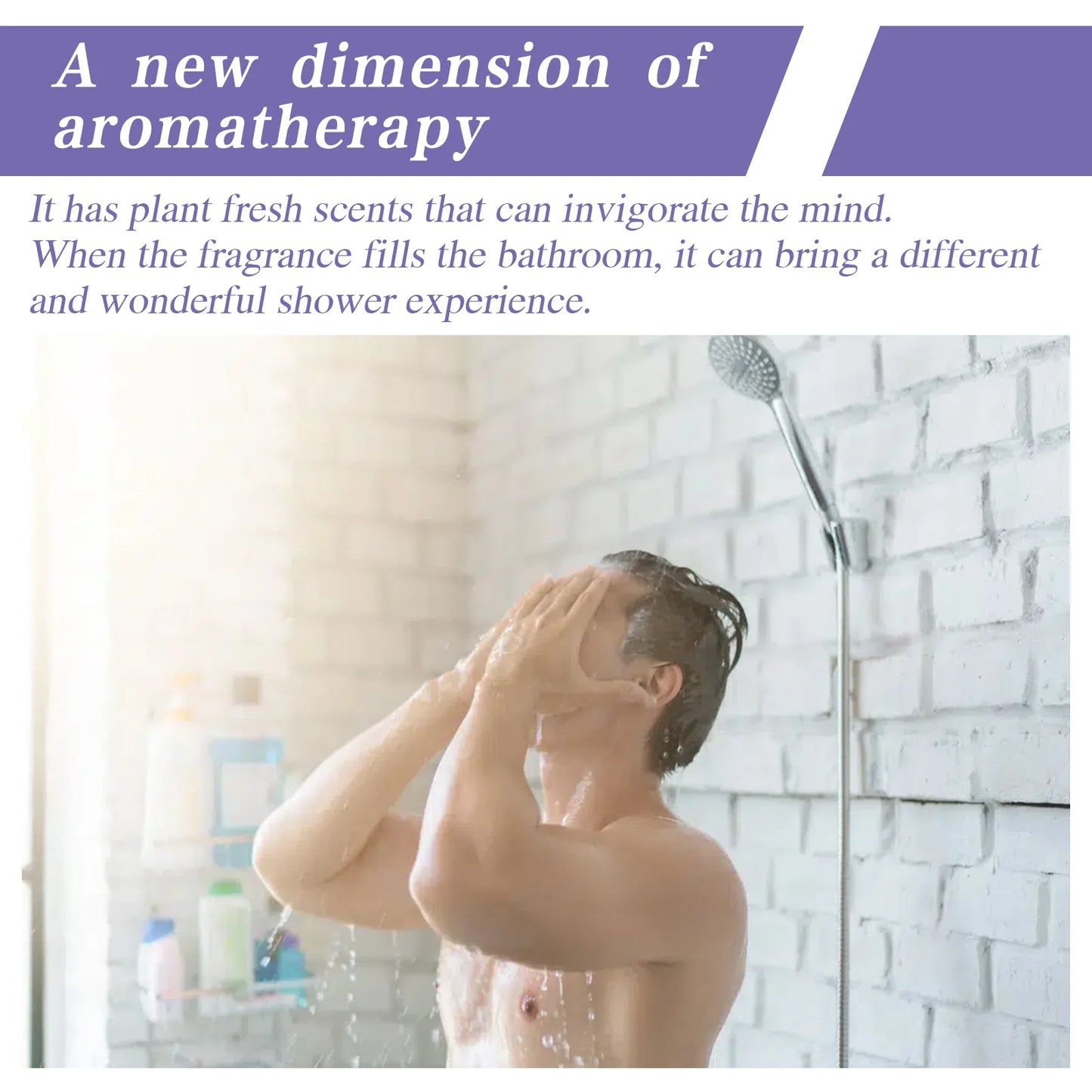 Tablete Aromaterapie pentru Duș cu Lavandă – 7 bucăți, Relaxare, Anti-Stres, Miros Intens și Lunga Durată
