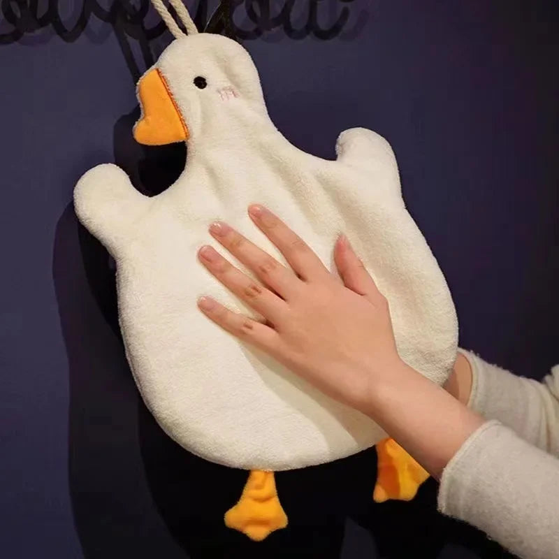 Prosop de Mână în Formă de Gâscă – Super Absorbant, Moale, Uscare Rapidă, Ideal pentru Bucătărie și Baie