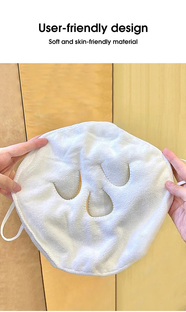 Prosop termic facial pentru compresă caldă – material moale, prietenos cu pielea, ideal pentru relaxare, abur, tratamente faciale și îngrijirea tenului