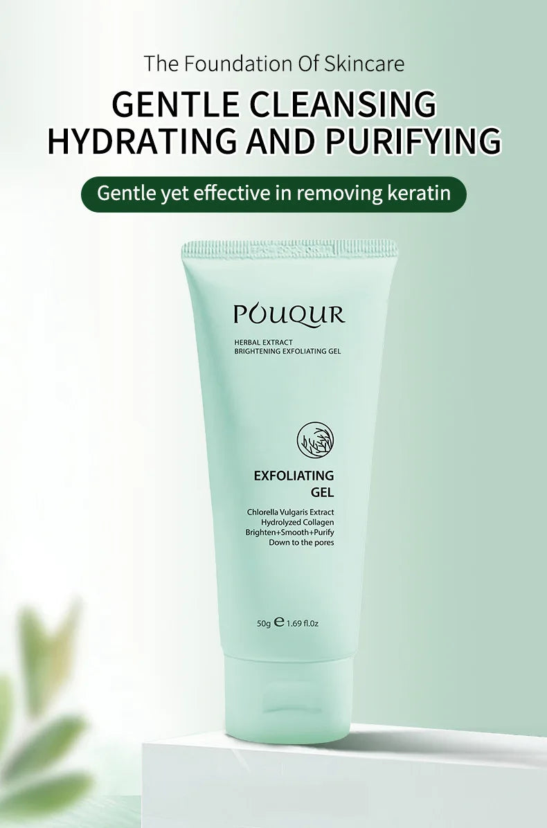 Gel Exfoliant Herbal pentru Față și Corp – Curățare Profundă, Hidratare și Îmbunătățirea Texturii Pielii