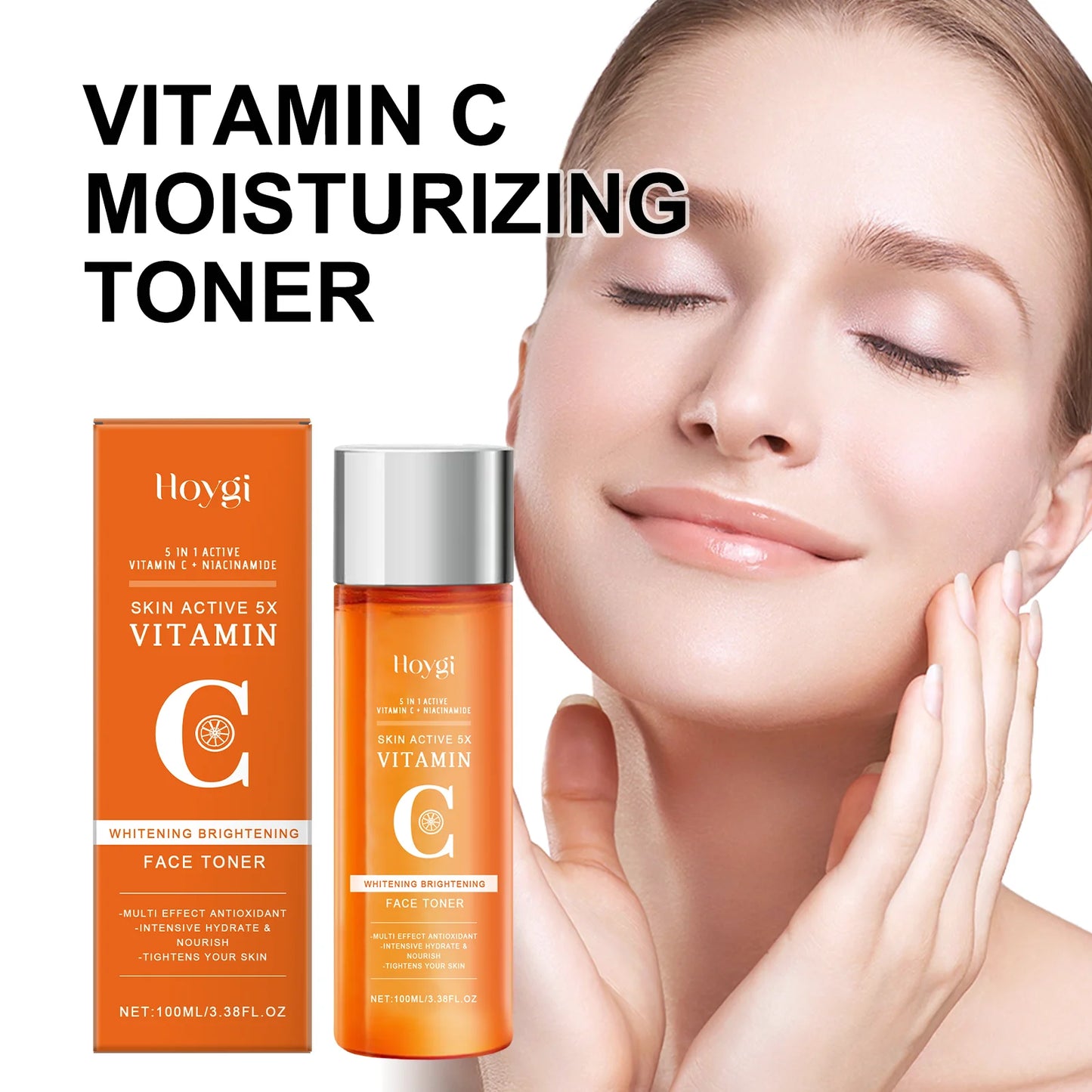Toner cu Vitamina C și Niacinamide pentru față – Hidratare, Luminozare și Netezire 100 ml