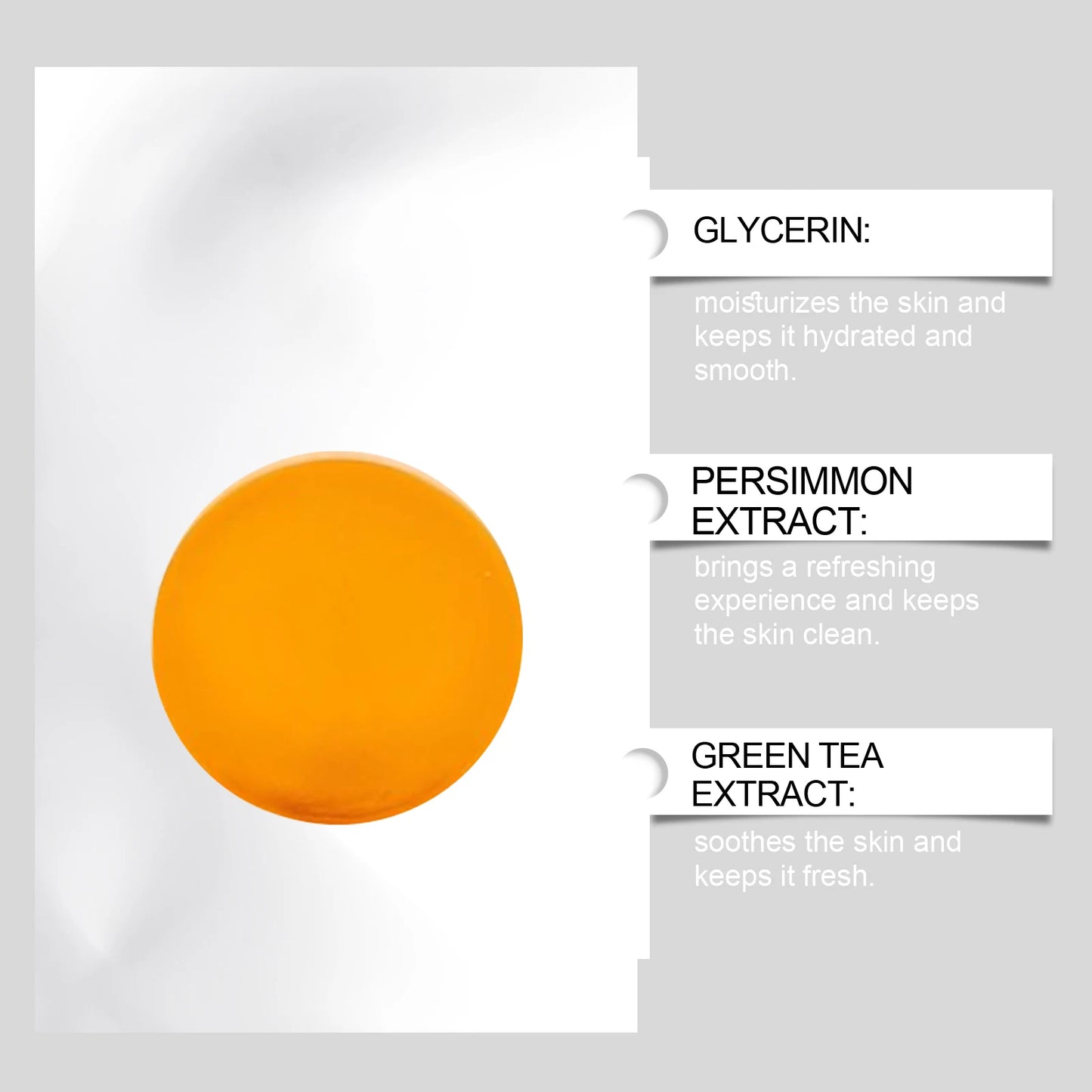 Săpun de Curățare cu Persimmon – Hidratare Zilnică, Curățare Delicată & Miros Proaspăt – Pentru Corp și Mâini