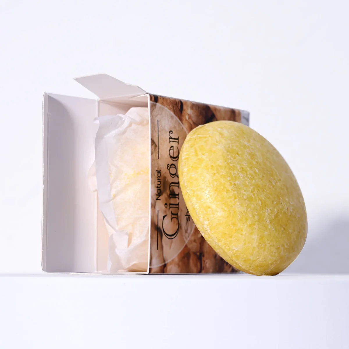 Șampon Solid cu Turmeric 60g – Curățare Profundă, Anti-mătreață, Netezire și Hidratare, Ingrediente Naturale