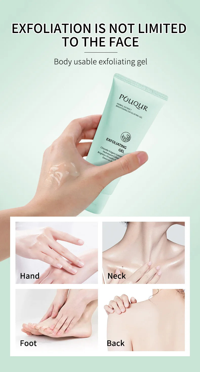 Gel Exfoliant Herbal pentru Față și Corp – Curățare Profundă, Hidratare și Îmbunătățirea Texturii Pielii