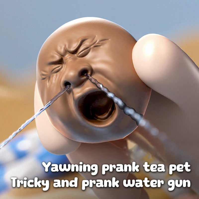 Jucărie Pulverizator cu Apă – Cap Amuzant, Reîncărcabil, Pentru Joacă la Plajă și Baie, Copii și Adulți