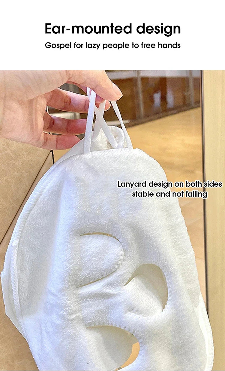 Prosop termic facial pentru compresă caldă – material moale, prietenos cu pielea, ideal pentru relaxare, abur, tratamente faciale și îngrijirea tenului