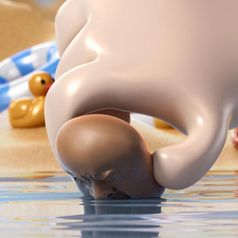 Jucărie Pulverizator cu Apă – Cap Amuzant, Reîncărcabil, Pentru Joacă la Plajă și Baie, Copii și Adulți