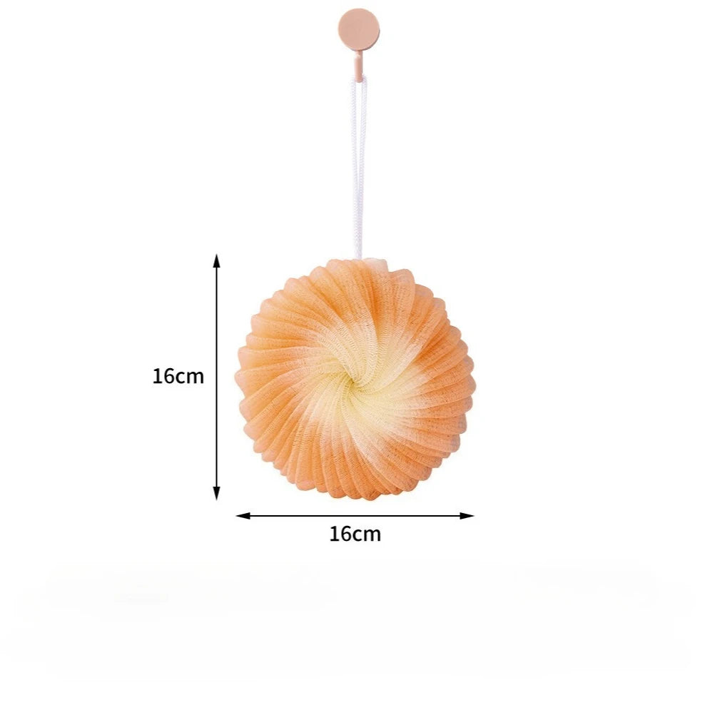 Burete de Duș Exfoliant din Plasă – Soft, Spumos, Curățare Delicată & Exfoliere Ușoară pentru Corp