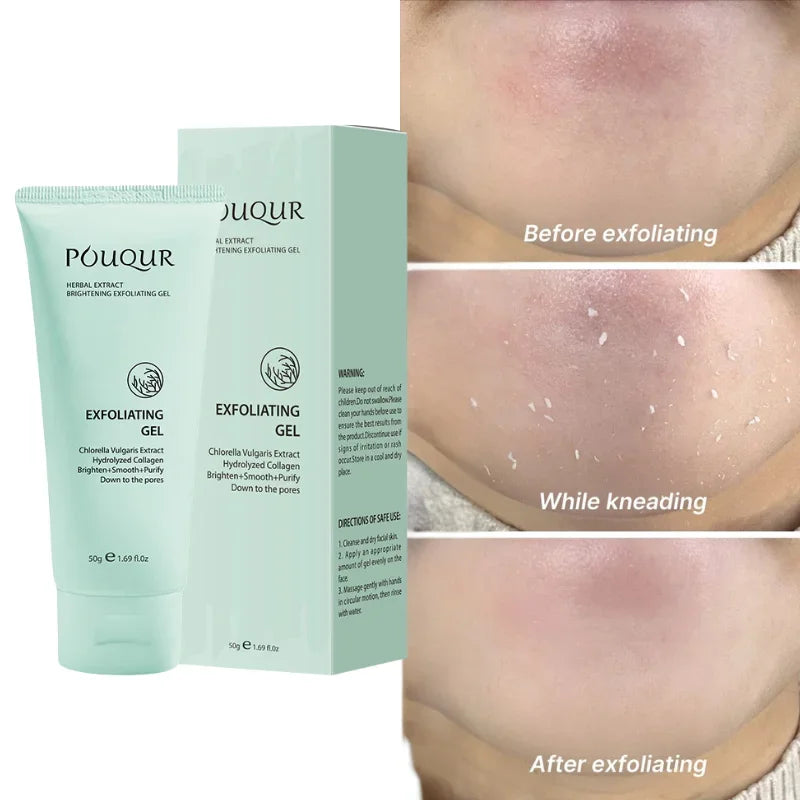 Gel Exfoliant Herbal pentru Față și Corp – Curățare Profundă, Hidratare și Îmbunătățirea Texturii Pielii