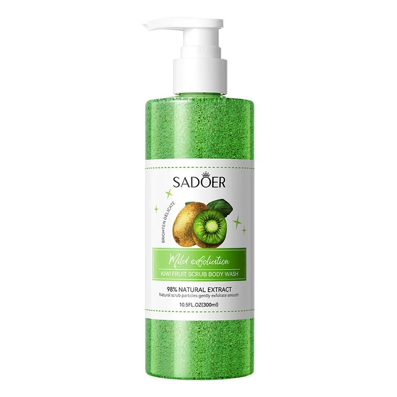 Gel de Duș Exfoliant cu Kiwi 300ml – Curățare Profundă, Iluminare și Hidratare Naturală