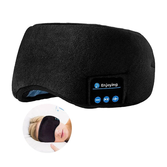 Masca de Somn 3D cu Căști Bluetooth – Sleep Headset, Muzică pentru Somn, Material Moale și Confortabil, Wireless