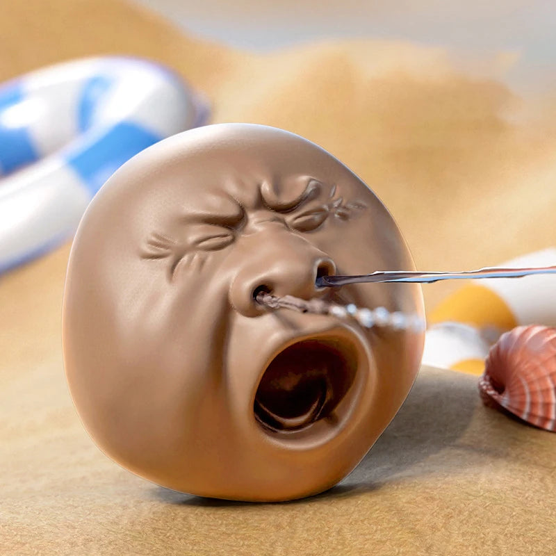 Jucărie Pulverizator cu Apă – Cap Amuzant, Reîncărcabil, Pentru Joacă la Plajă și Baie, Copii și Adulți