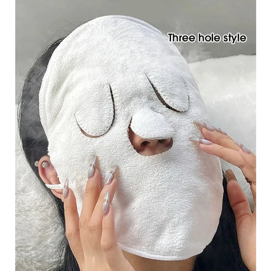 Prosop termic facial pentru compresă caldă – material moale, prietenos cu pielea, ideal pentru relaxare, abur, tratamente faciale și îngrijirea tenului