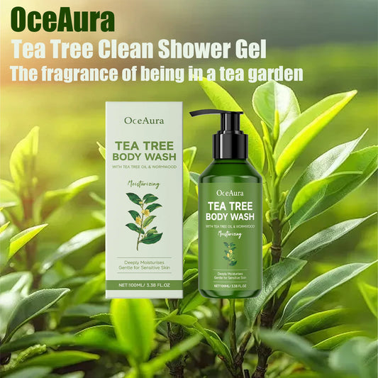Gel de Duș Purifiant cu Tea Tree – Hidratare, Prospețime și Curățare Zilnică OceAura