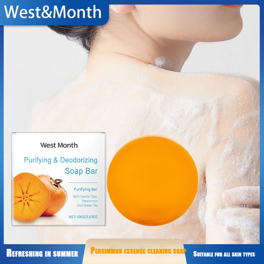 Săpun de Curățare cu Persimmon – Hidratare Zilnică, Curățare Delicată & Miros Proaspăt – Pentru Corp și Mâini