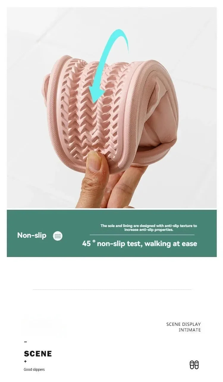 Papuci Confortabili Antiderapanți pentru Baie – Unisex, Talpă Moale, Ușori și Silențioși