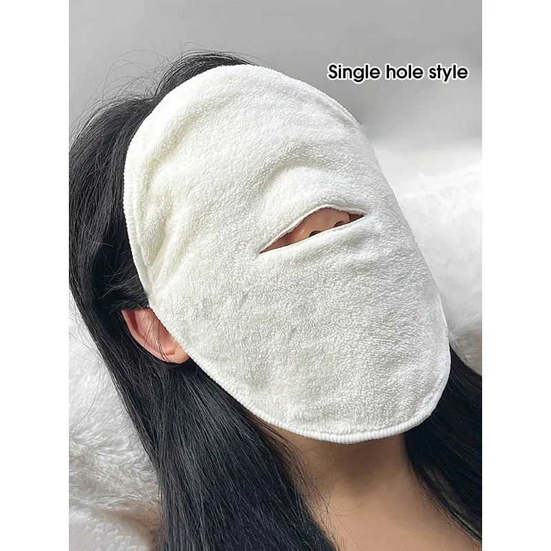 Prosop termic facial pentru compresă caldă – material moale, prietenos cu pielea, ideal pentru relaxare, abur, tratamente faciale și îngrijirea tenului