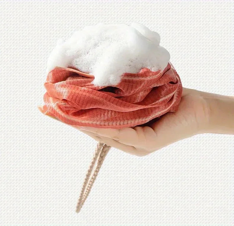 Burete de Duș în Formă de Trandafir – Exfoliere Delicată, Spumă Abundentă, Design Elegant pentru Baie