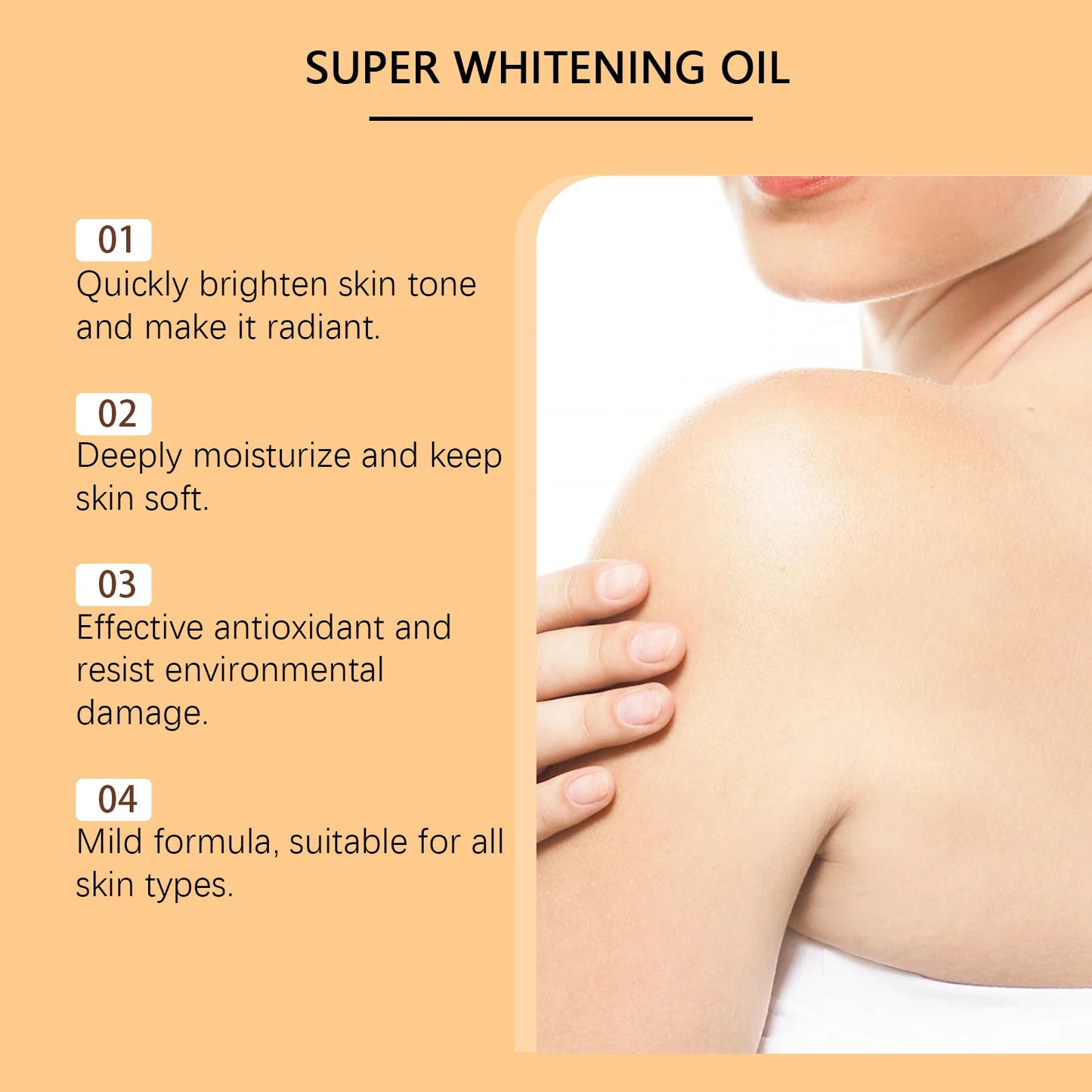 Ulei Hrănitor pentru Corp 7-Zile – Hidratare Intensă & Luminozitate cu Extract de Morcov, Absorbție Rapidă