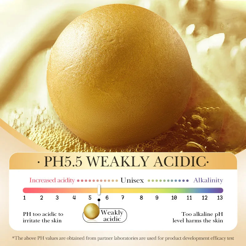 Bilă de Baie Efervescentă cu Sare de Mare – Gold Bath Salt Ball 100g, Curățare Profundă & Relaxare