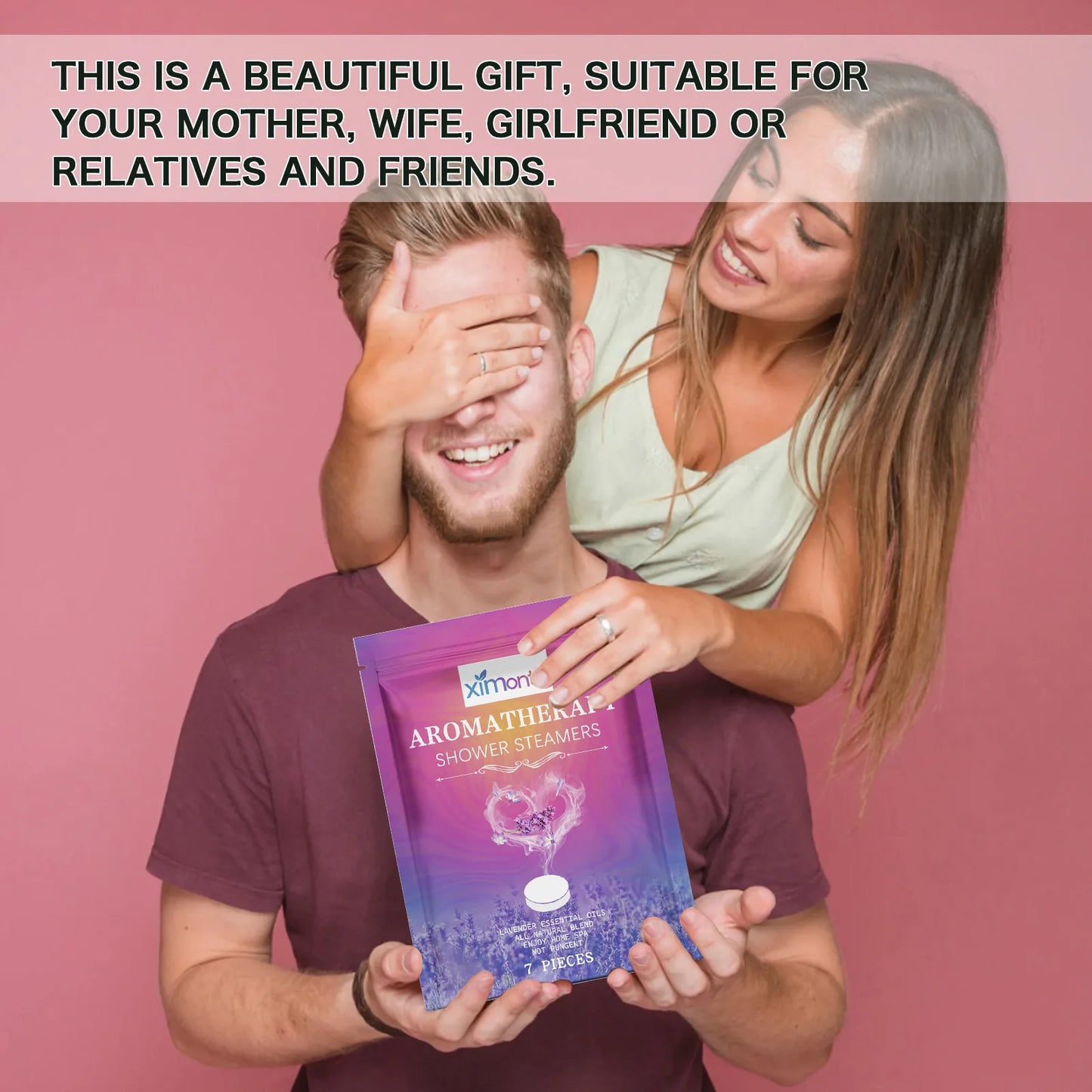 Tablete Aromaterapie pentru Duș cu Lavandă – 7 bucăți, Relaxare, Anti-Stres, Miros Intens și Lunga Durată