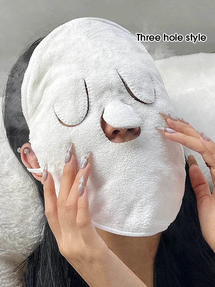 Prosop termic facial pentru compresă caldă – material moale, prietenos cu pielea, ideal pentru relaxare, abur, tratamente faciale și îngrijirea tenului