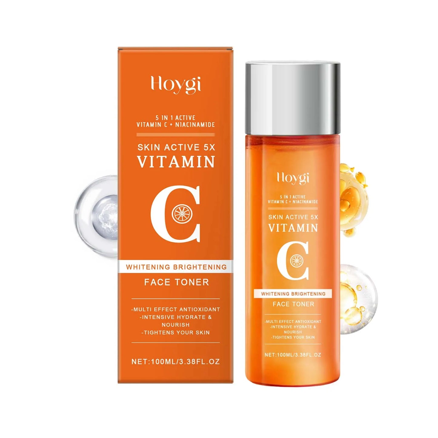 Toner cu Vitamina C și Niacinamide pentru față – Hidratare, Luminozare și Netezire 100 ml