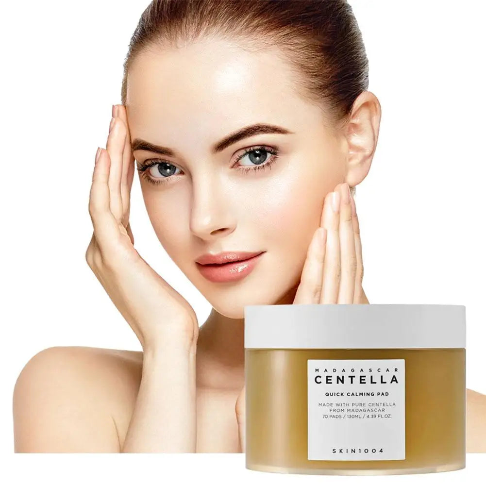 SKIN1004 Centella – Dischete Calmante cu Extract de Centella Asiatica, 70 buc | Hidratare, Echilibrare Sebum, Calmarea Iritațiilor