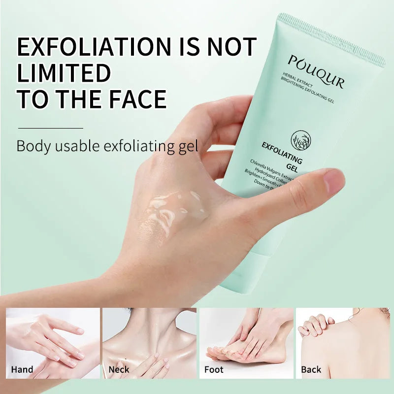 Gel Exfoliant Herbal pentru Față și Corp – Curățare Profundă, Hidratare și Îmbunătățirea Texturii Pielii