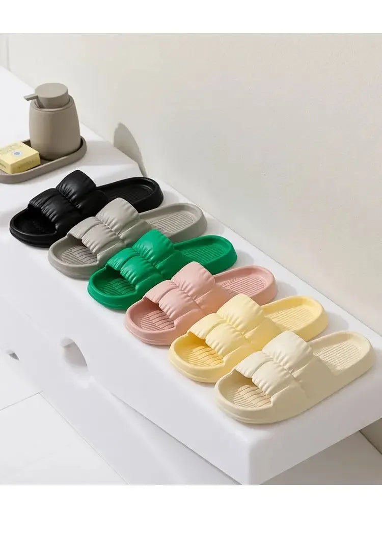 Papuci Confortabili Antiderapanți pentru Baie – Unisex, Talpă Moale, Ușori și Silențioși